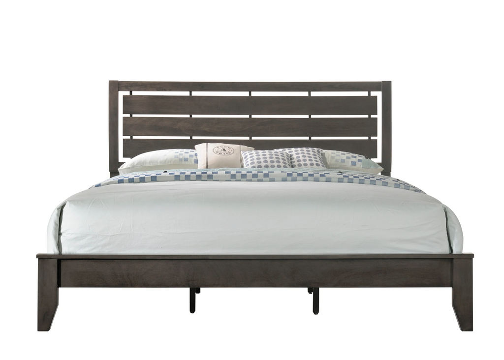 Evan Gray Panel Bedroom Set Olivia Furniture