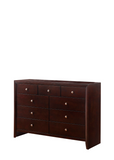 Evan Cherry Panel Bedroom Set - Olivia Furniture