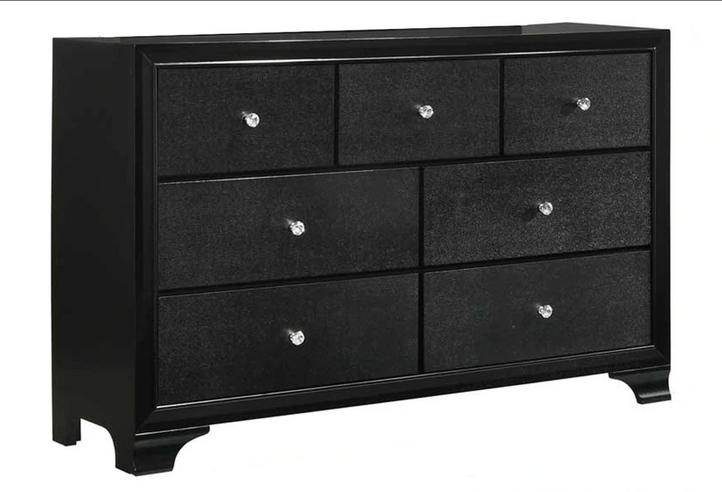 Micah black deals led bedroom set