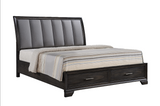 Jaymes Gray Storage Platform Bedroom Set - Olivia Furniture