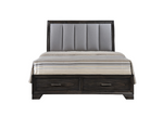 Jaymes Gray Storage Platform Bedroom Set - Olivia Furniture