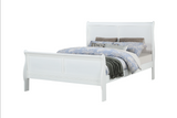 Louis Philip White King Sleigh Bed - Olivia Furniture