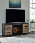 EW0325-168 TV Stand w/Fireplace 60"L - Olivia Furniture