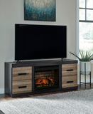 EW0325-168 TV Stand w/Fireplace 60"L - Olivia Furniture