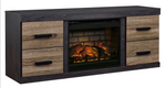 EW0325-168 TV Stand w/Fireplace 60"L - Olivia Furniture