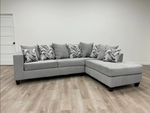 110 Gray Sectional - Olivia Furniture