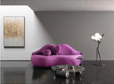 Lips Purple Velvet Loveseat - Olivia Furniture