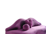 Lips Purple Velvet Loveseat - Olivia Furniture