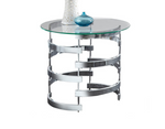 TS300 Glass Cocktail Table + 2 End Table Set - Olivia Furniture