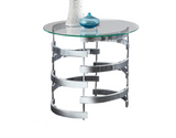 TS300 Glass Cocktail Table + 2 End Table Set - Olivia Furniture