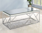 EV300C Mirrored Top Cocktail Table - Olivia Furniture