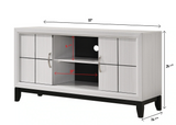 Akerson TV Stand Chalk - Olivia Furniture
