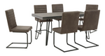 D449 Table + 6 Chairs Set - Olivia Furniture
