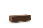 Jester Mocha Velvet Double Chaise Sectional