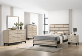 Akerson Driftwood Twin Panel Bed