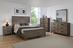 Tacoma Rustic Brown Twin Panel Bed