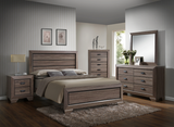 Farrow Grayish Brown Twin Panel Bed