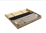Lyric Gray Velvet Full Platform Bed