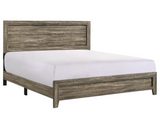 Millie Brown King Panel Bed