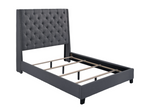Chantilly Gray Upholstered King Bed