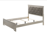 Amalia Silver Queen Panel Bed