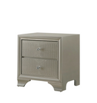 Lyssa Champagne Nightstand