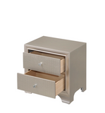 Lyssa Champagne Nightstand