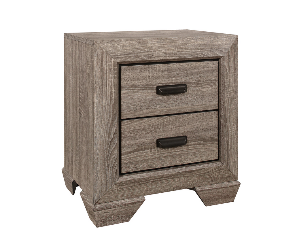 Farrow Grayish Brown Nightstand Olivia Furniture
