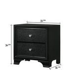 Micah Black Nightstand