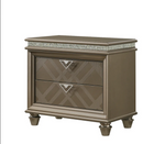 Cristal Gold Nightstand