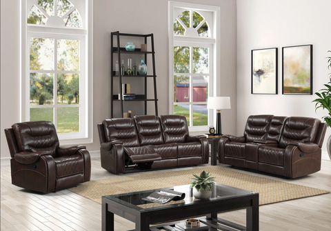 Ashley2 Espresso Reclining Set