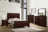 Tamblin Brown Queen Panel Bed