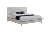 White Sands Chalk Queen Platform Bed