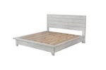 White Sands Chalk Queen Platform Bed