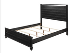 Gaston Black Queen Panel Bed