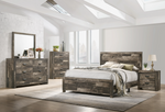 Tallulah Grayish Brown Queen Platform Bed