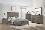 Bateson Brown Queen Panel Bed
