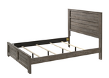 Bateson Brown Queen Panel Bed