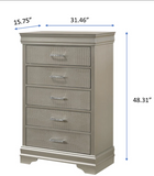 Amalia Silver Chest
