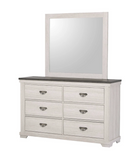 Leighton Cream/Brown Dresser