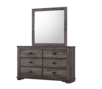Coralee Chalk/Gray Dresser