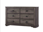 Coralee Chalk/Gray Dresser