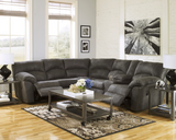 Tambo Pewter Reclining Sectional