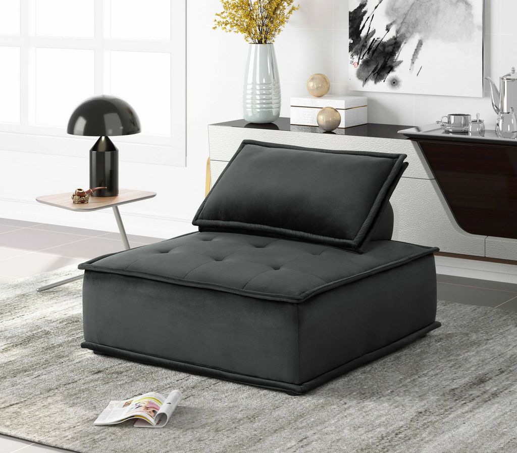Modular accent outlet chair