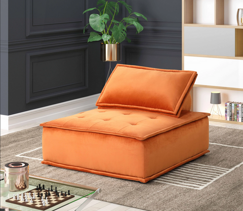 Happy Orange Modular Accent Chair