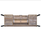 Samson 4-drawer Office Desk Weathered Oak