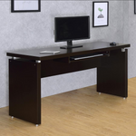 Skylar Computer Desk with Keyboard Drawer Cappuccino