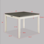 Dakota Chalk/Gray Counter Height Set