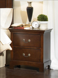 Tatiana 2-drawer Nightstand Warm Brown