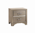 Beaumont 2-drawer Rectangular Nightstand Champagne